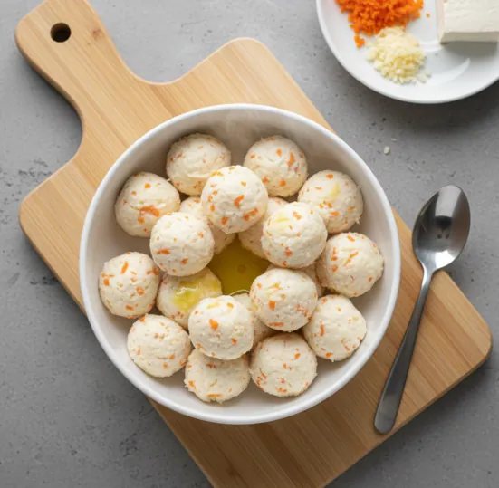 Bola Tahu Wortel kukus