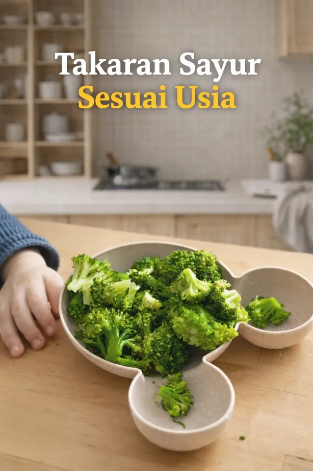 Takaran Sayuran Sesuai Usia