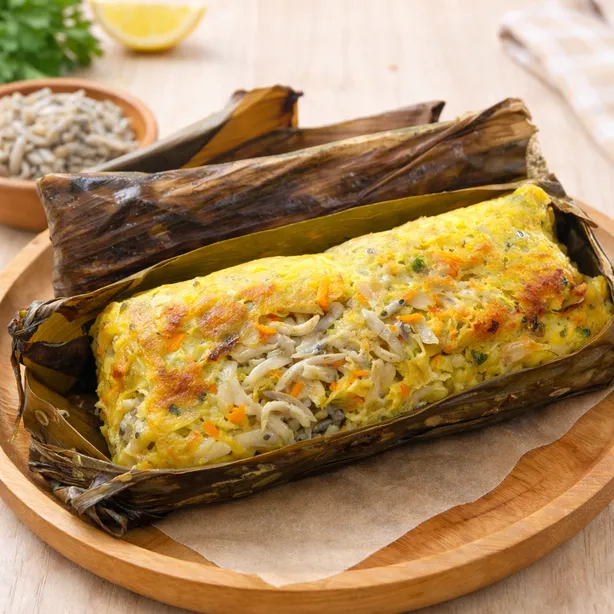 Pepes Teri Basah Tahu