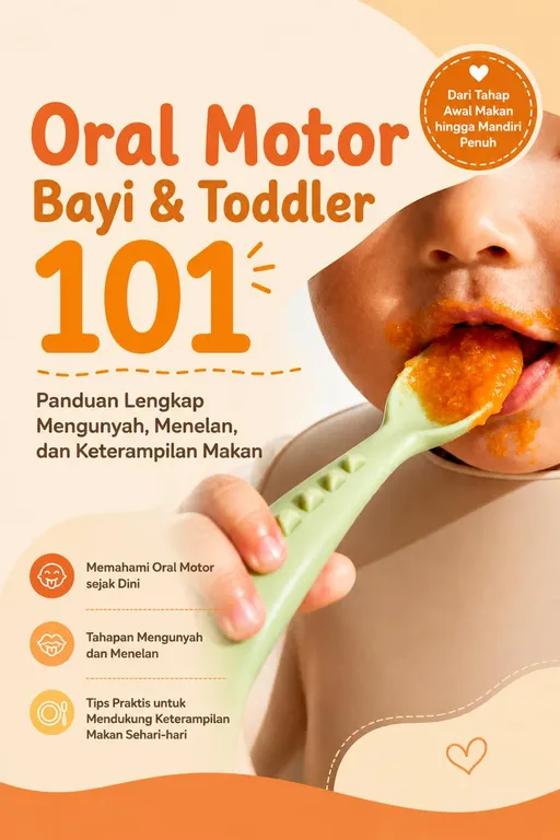 Oral Motor Bayi & Toddler 101: Panduan Mengunyah, Menelan, dan Keterampilan Makan