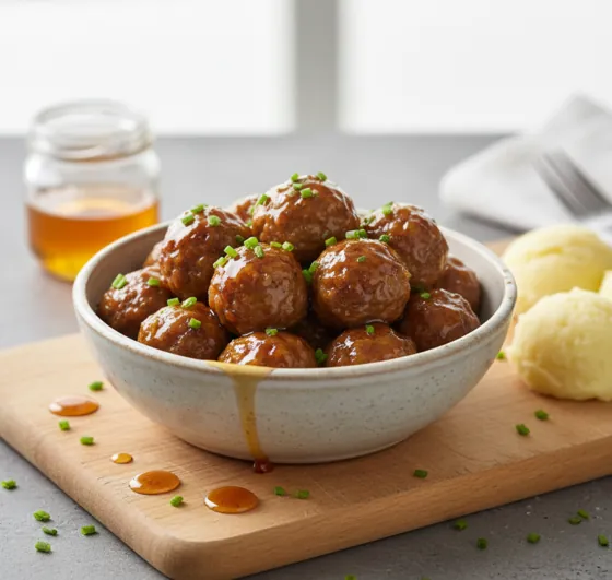 Bola-bola Daging Saus Madu (BB Booster)