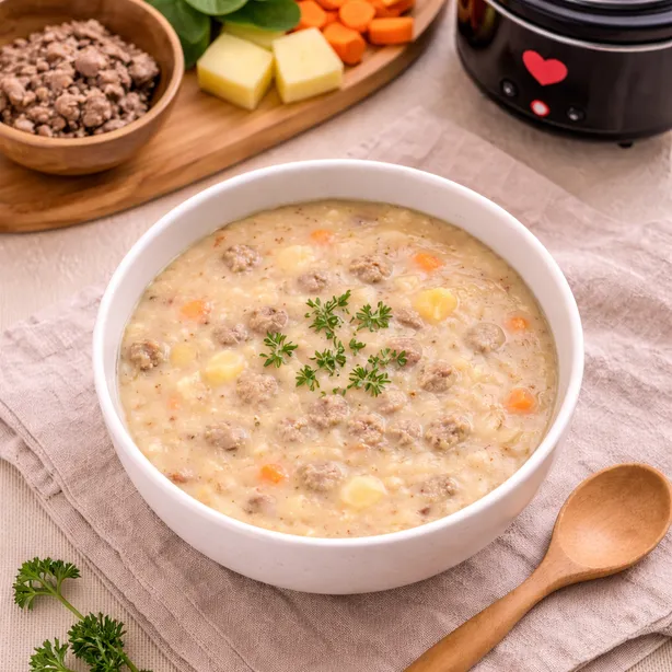 Bubur Kentag Sapi Slow Cooker 