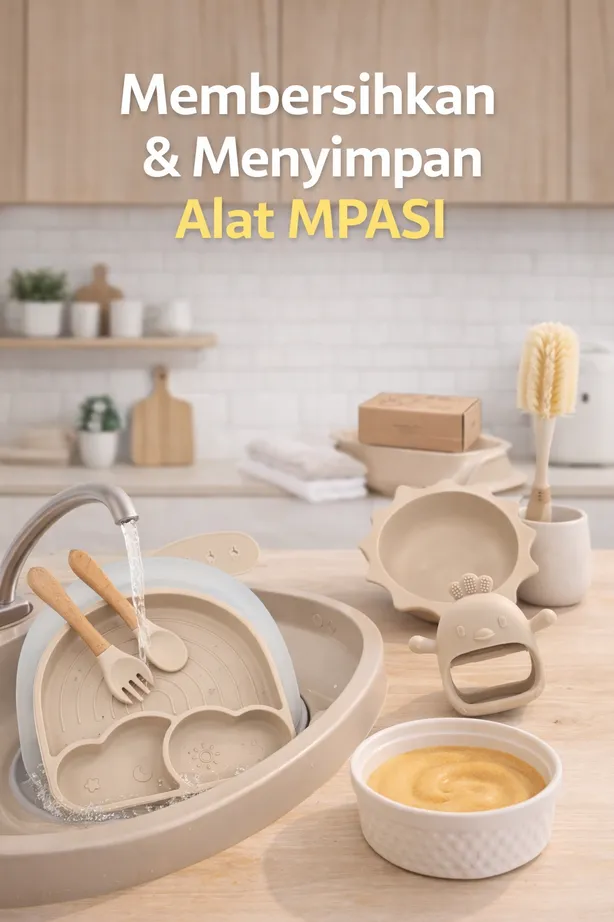 Membersihkan & Menyimpan Alat MPASI