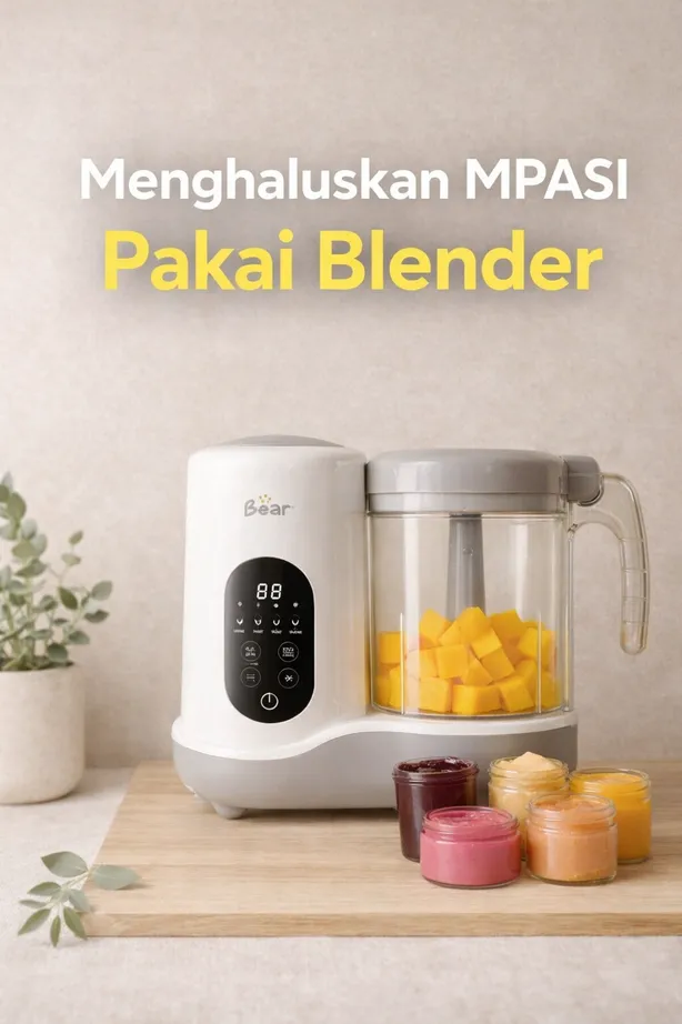Cara Menghaluskan MPASI Pakai Blender
