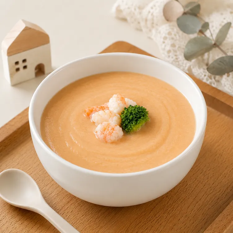 Bubur Udang Brokoli Wortel 